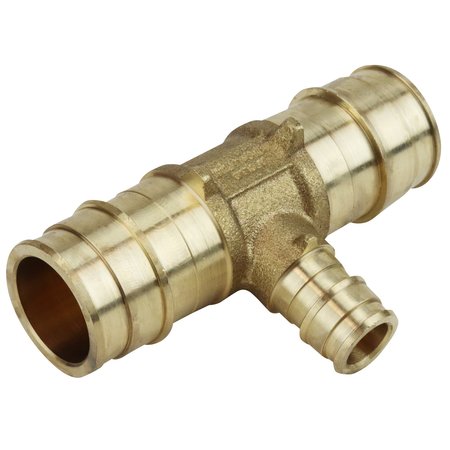 APOLLO EXPANSION PEX 1 in. x 1 in. x 1/2 in. Brass PEX-A Expansion Barb Reducing Tee EPXT1112